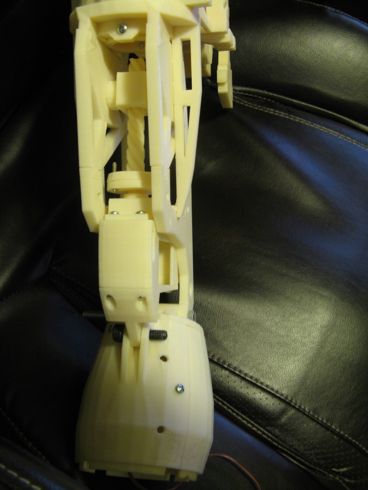 Haptic Telepresence Blog Left arm of Inmoov robot complete