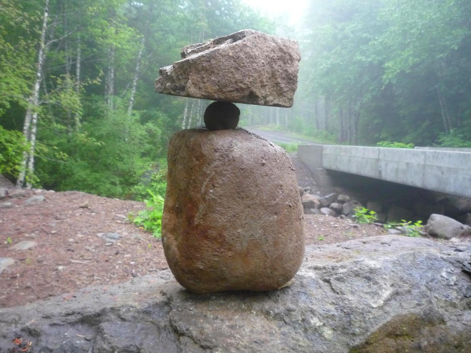 Tidal Art Boulder Balance