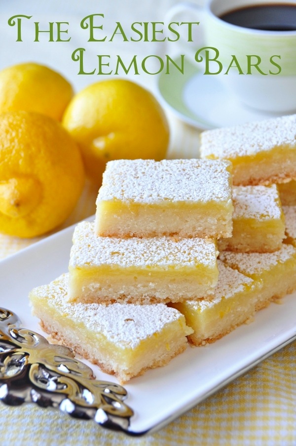 Super Easy Lemon Bars Rock Recipes The Best Food & Photos from my St