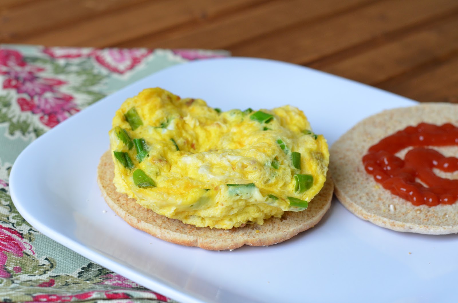 The Savvy Kitchen Quick Microwavable Egg Breakfast Sandwich