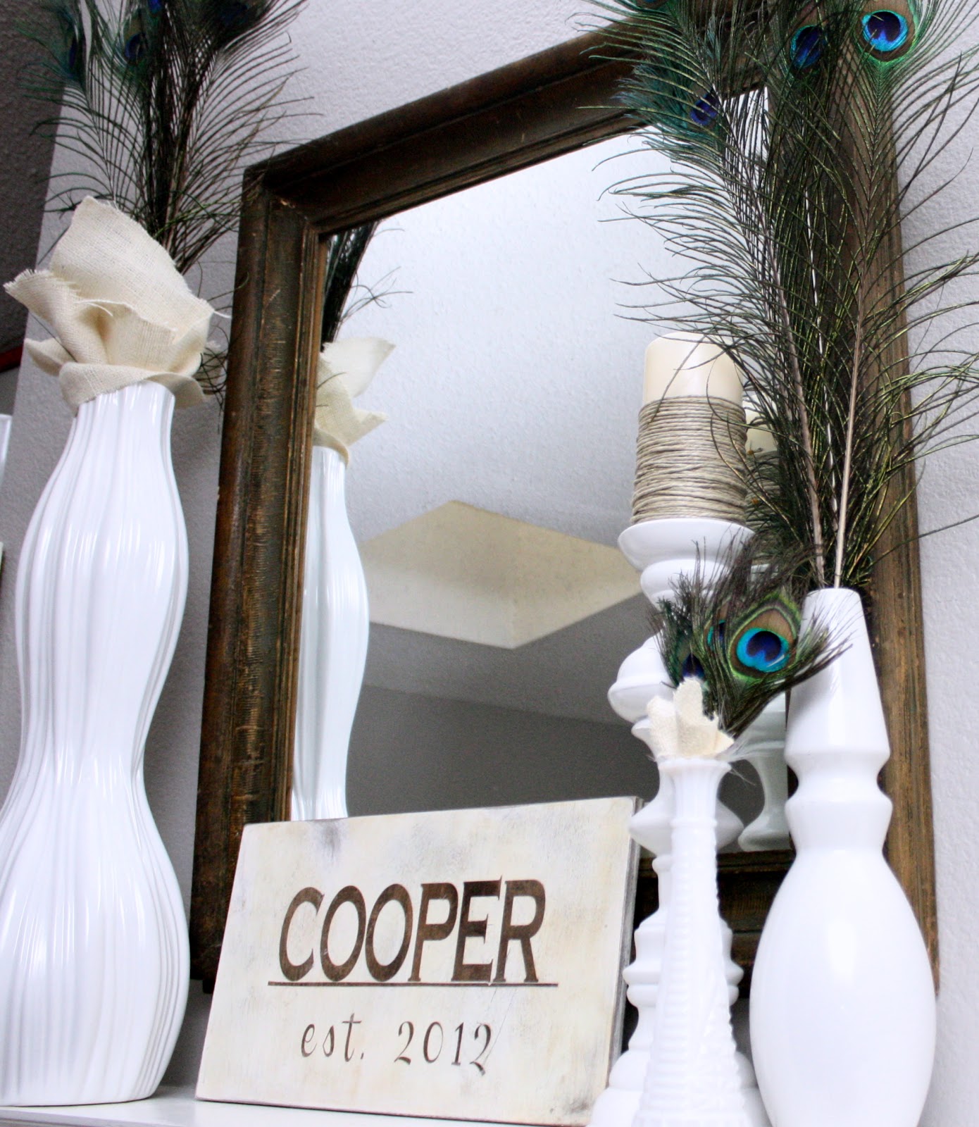 52 Mantels A Bridal Shower Mantel