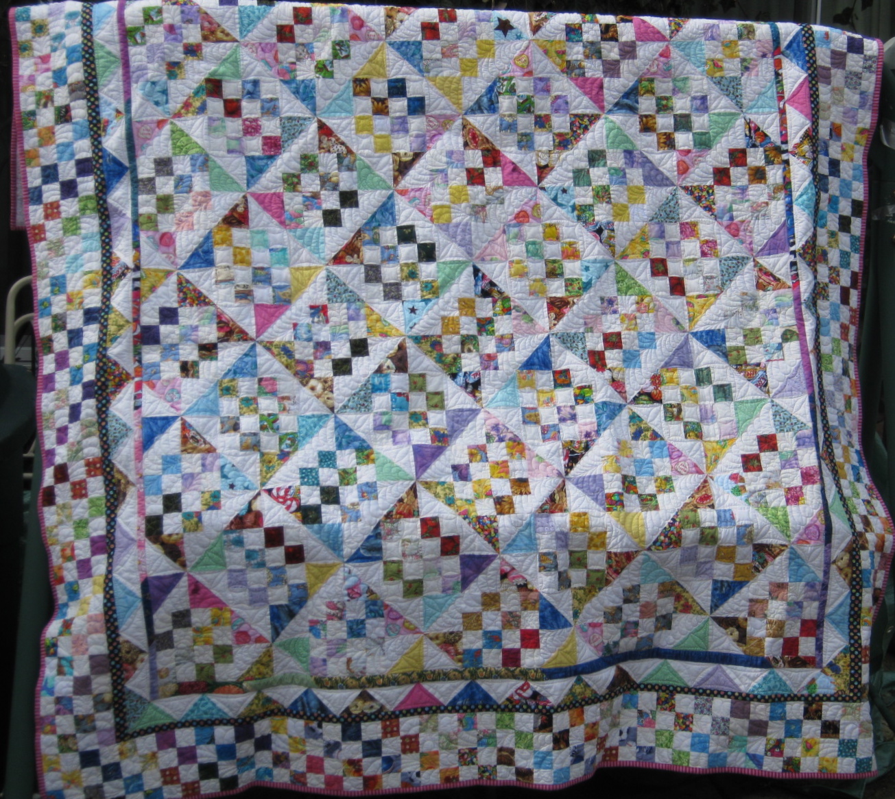 Eagles' Wings Quilts Make Your Point is finished