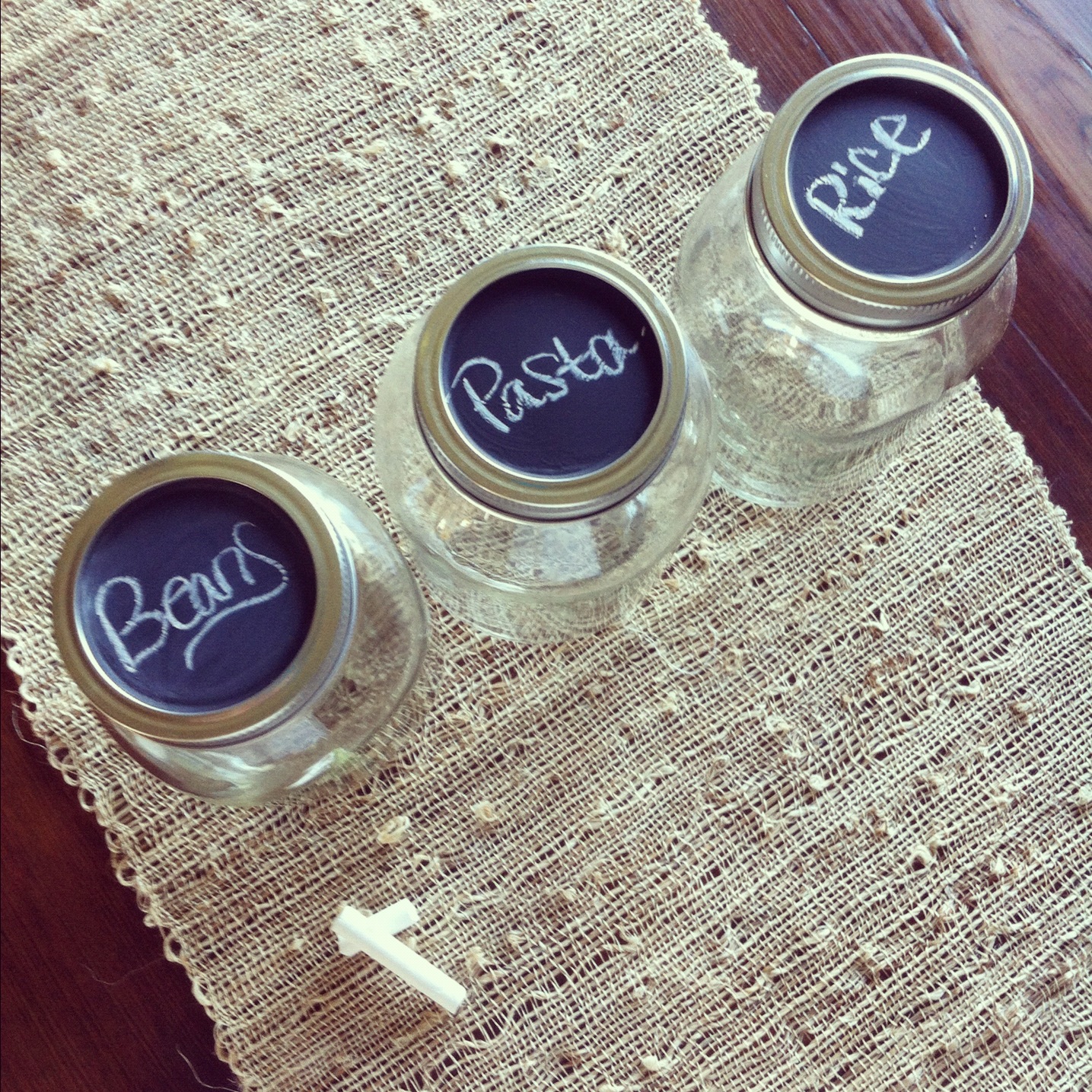 Life More Lovely Mason jar storage for the pantry