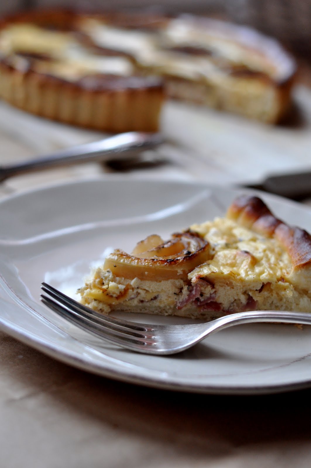 agata's kitchen Caramelized onion quiche