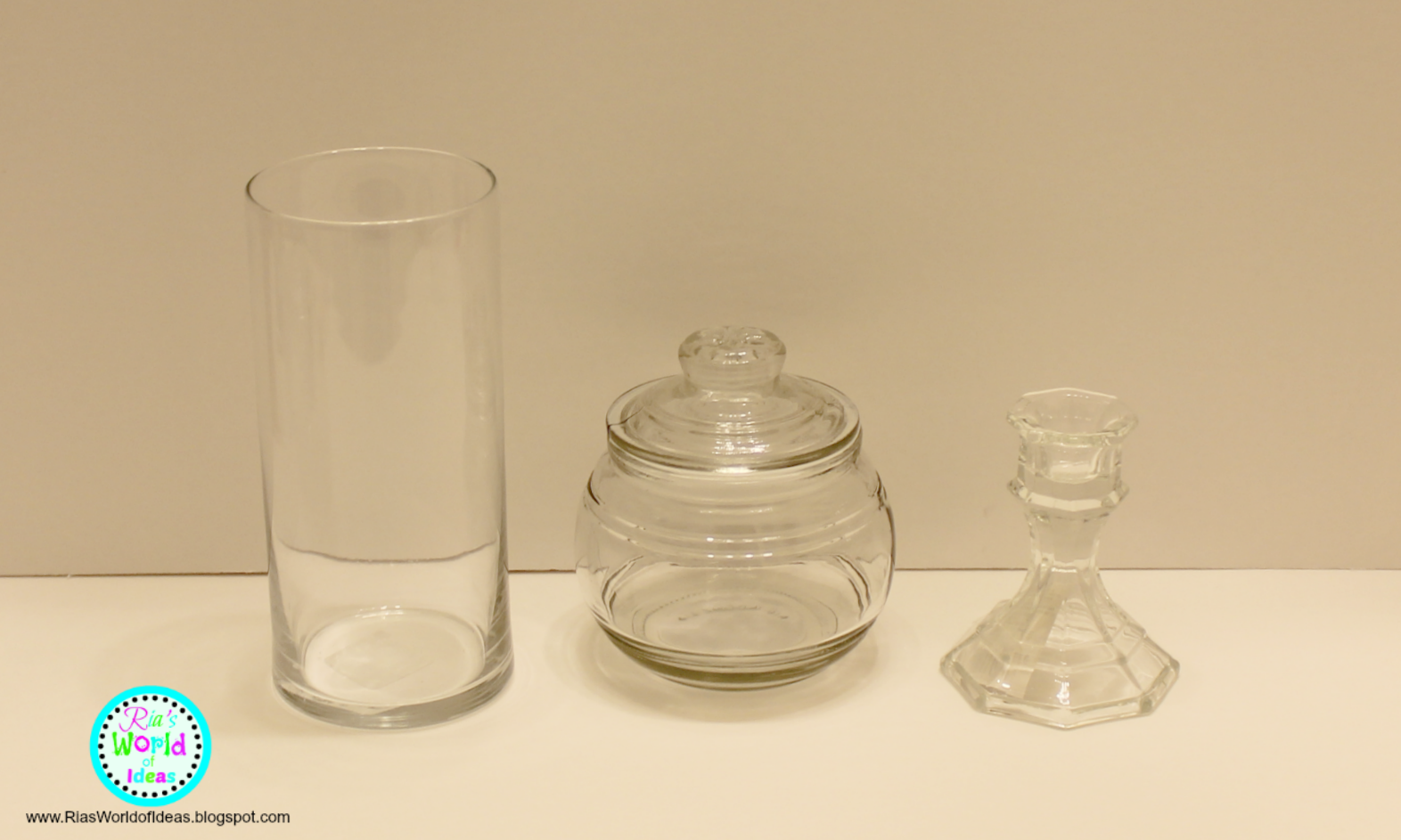 Ria's World of Ideas DIY Dollar Tree Apothecary Jars