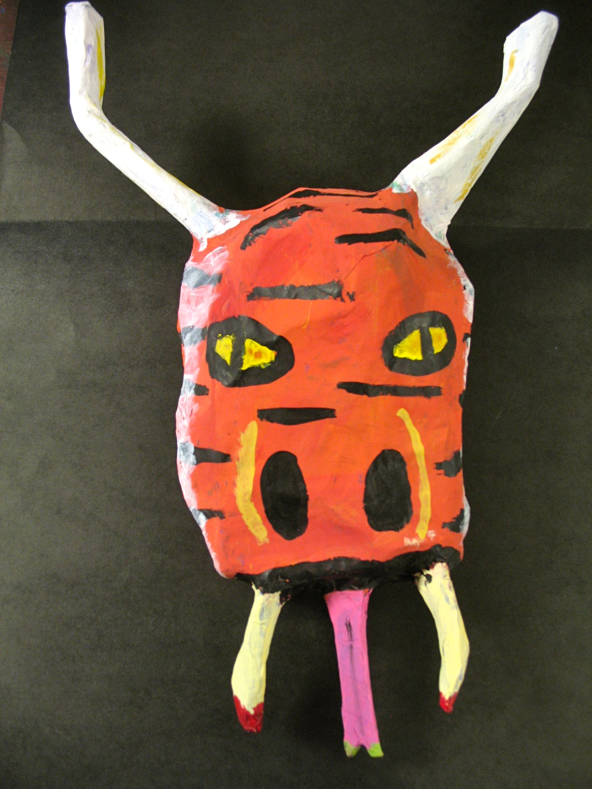 Coonley Art Studio Masks from Paper Mache