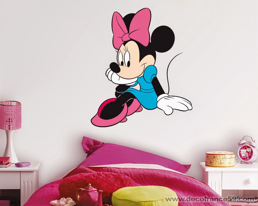 Stickers muraux multicolores disney | Minnie Mouse