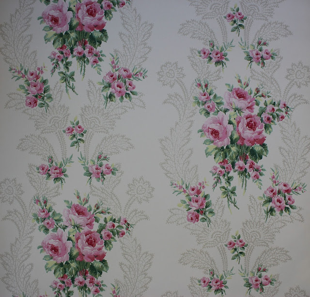 Rosie's Vintage Wallpaper Vintage Rose WallpaperEtsy