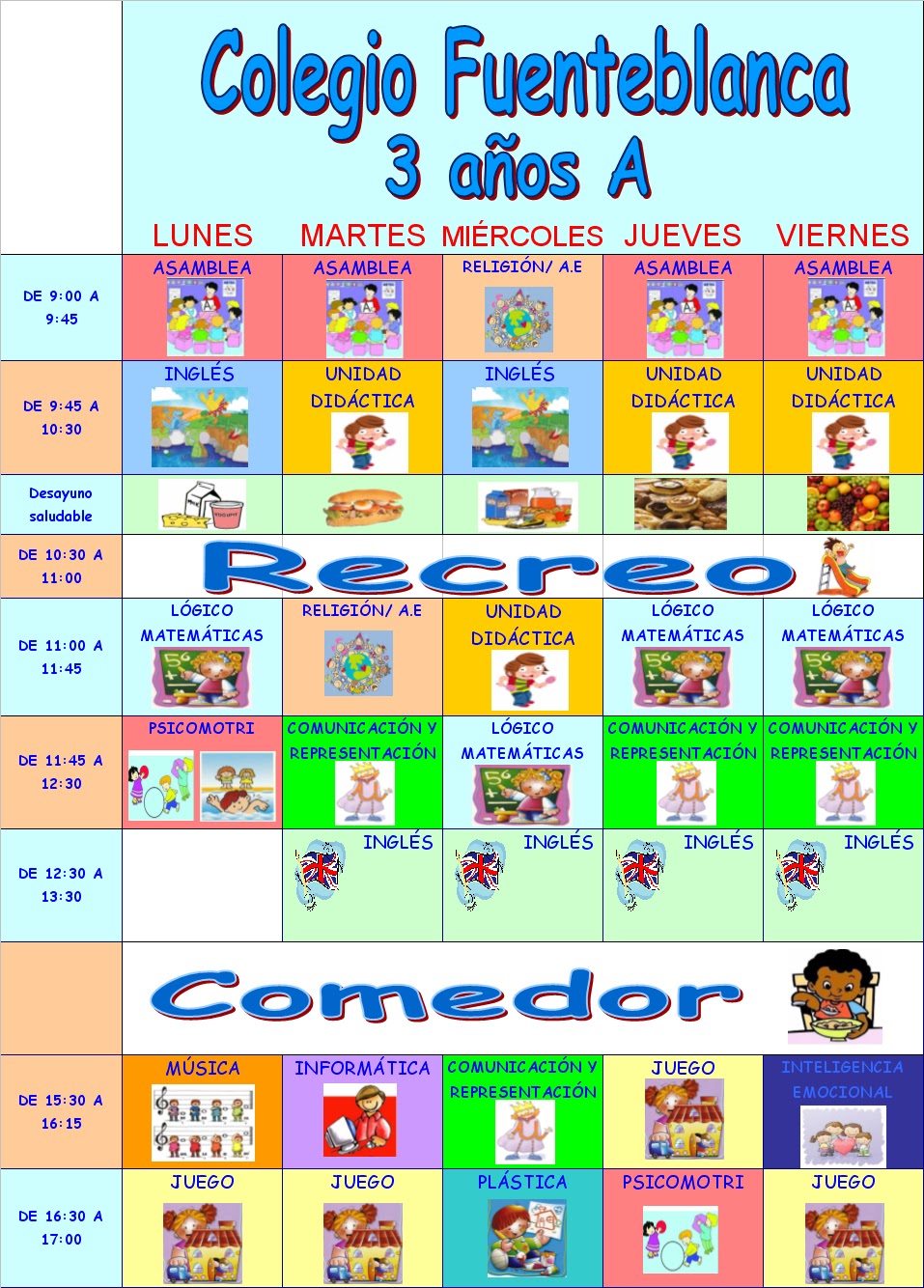 un horario
