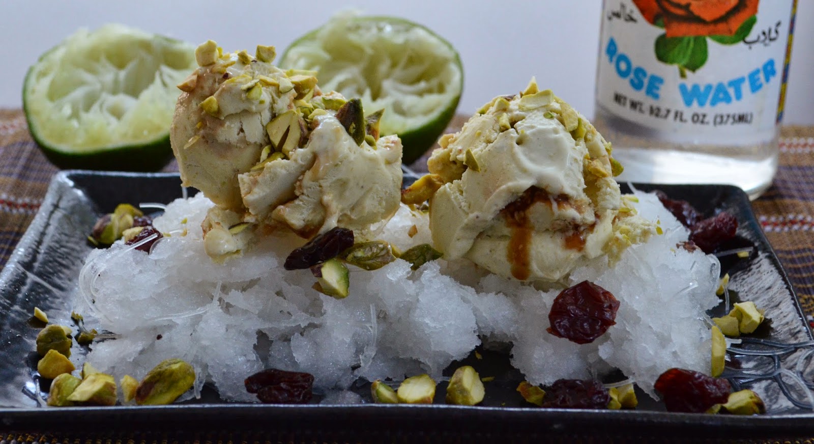 Ice Cream Daily Persian Faloodeh and Pistachio Ice Cream (for Nowruz)