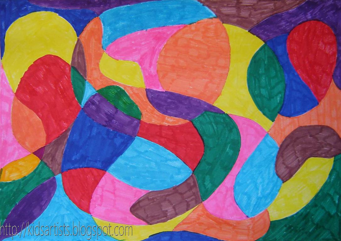 Kids Artists Puzzle drawing