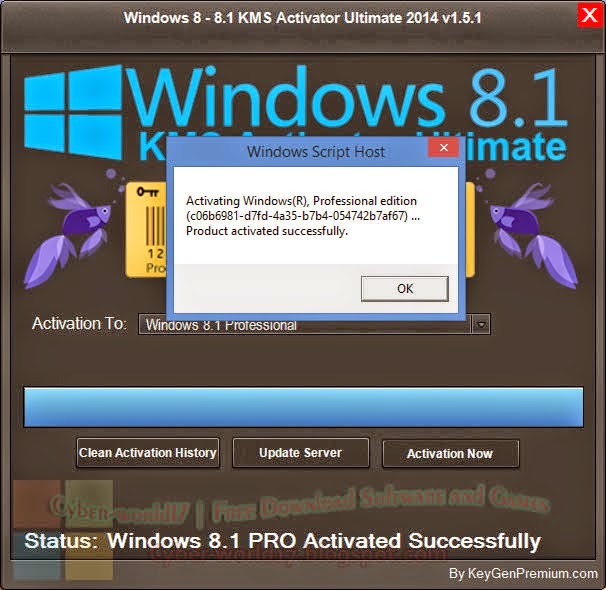 Windows Vista 7 8 8.1 KMS Activator Ultimate 2014 v2.1 Tech