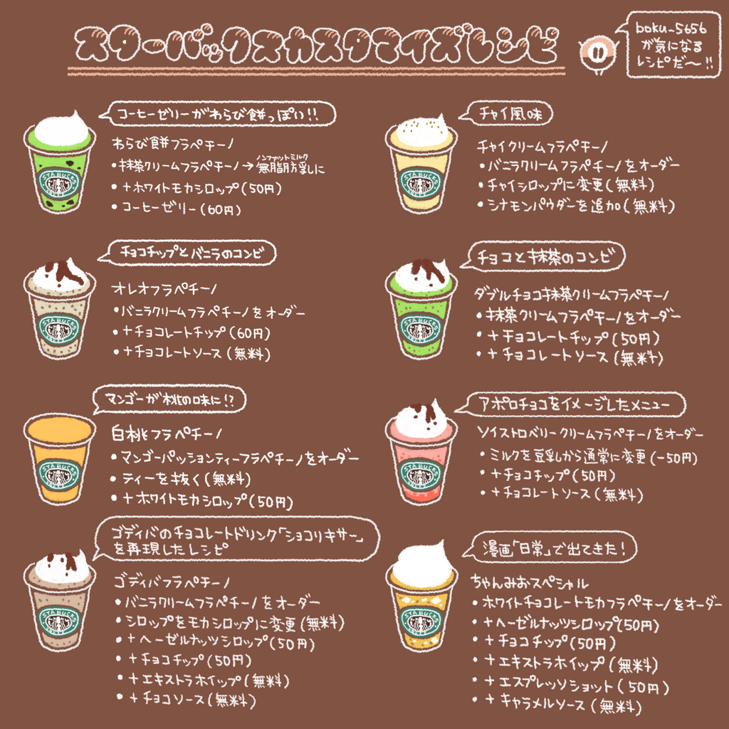 ハッピーエブリデイ 知られざる スタバ の特殊オーダーまとめが凄いと話題に
