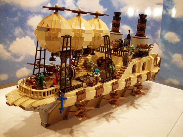 steampunk ship