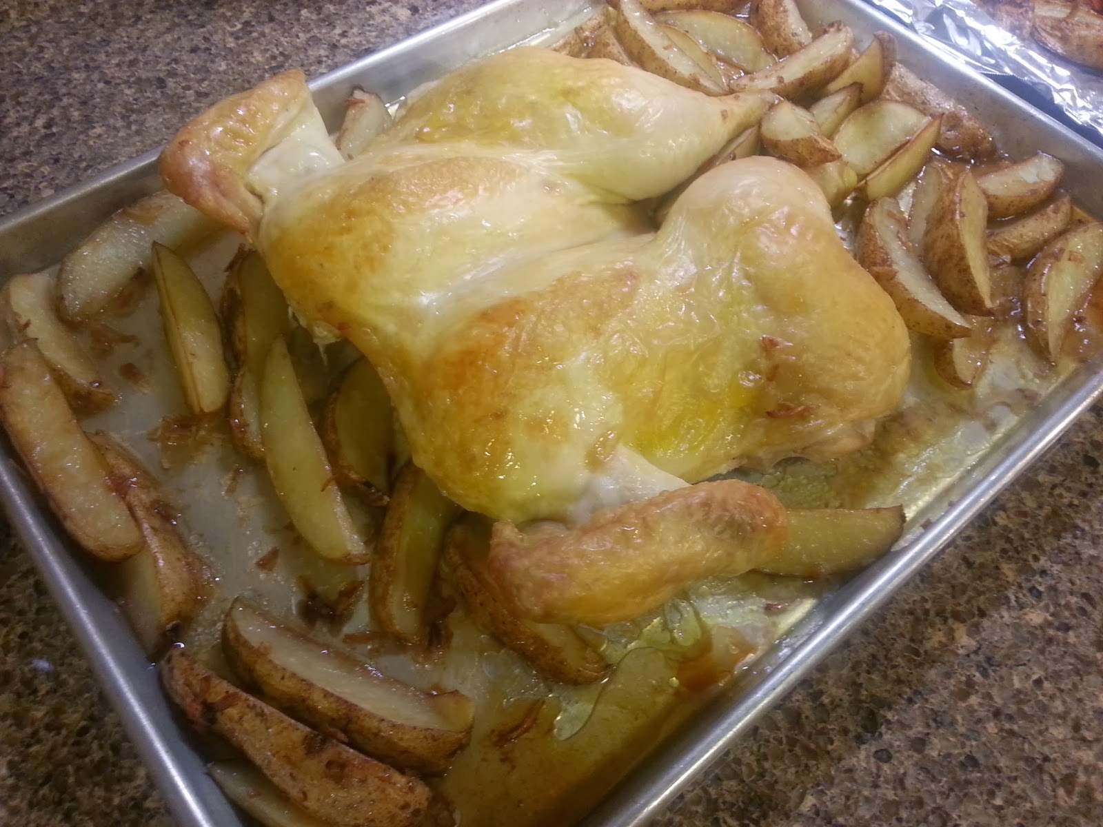 That's 'licious, Mommy! Oven Roasted Onion Potato Wedges