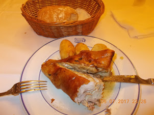 Dinner at "Sobrino de Botin" , the World's oldest working restaurant.