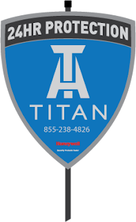 Titan Alarm: Solar LED Sign