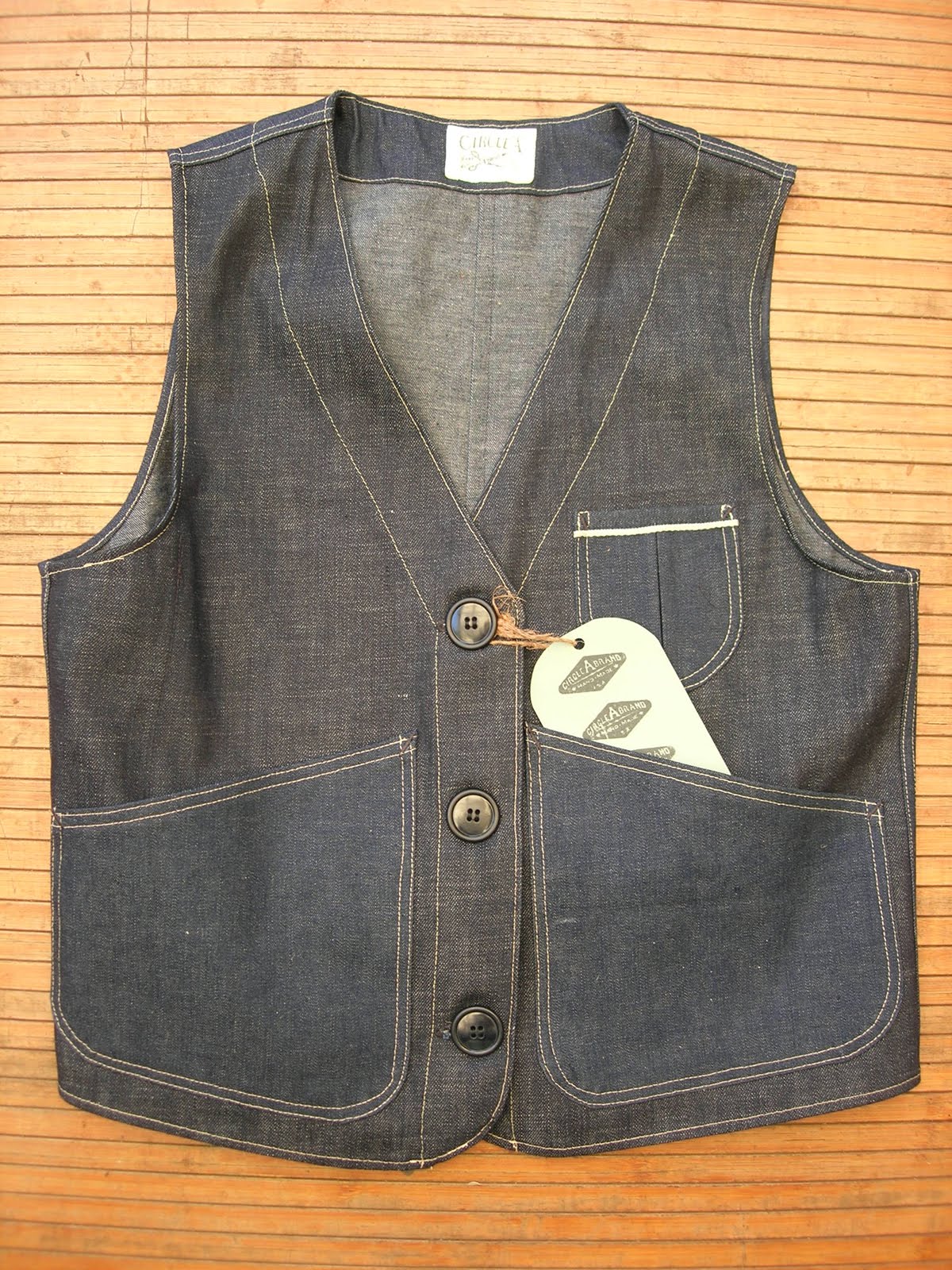 selvedge vest