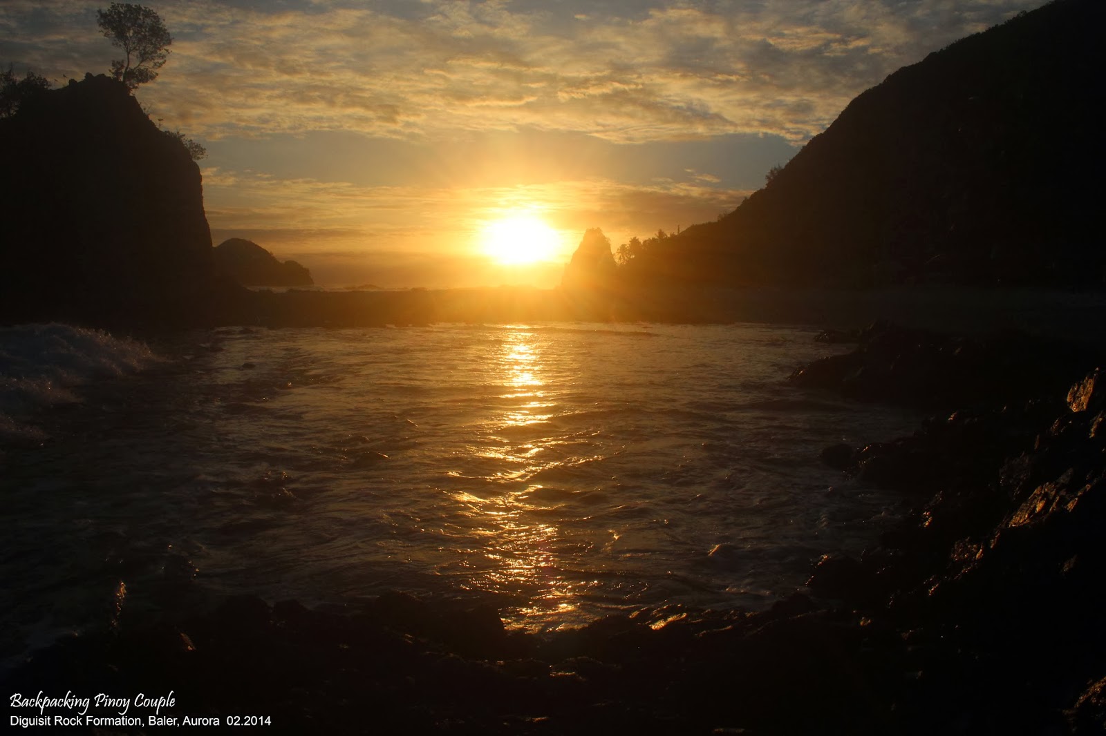 Baler, Backpacking Pinoy Couple, Philippines, It's More Fun in the Philippines, philippine travels, backpacking, backpacking philippines, how to go to aurora, how to go to baler, North Luzon, how to go to Diguisit, Diguisit Rock Formation, Diguisit Bay