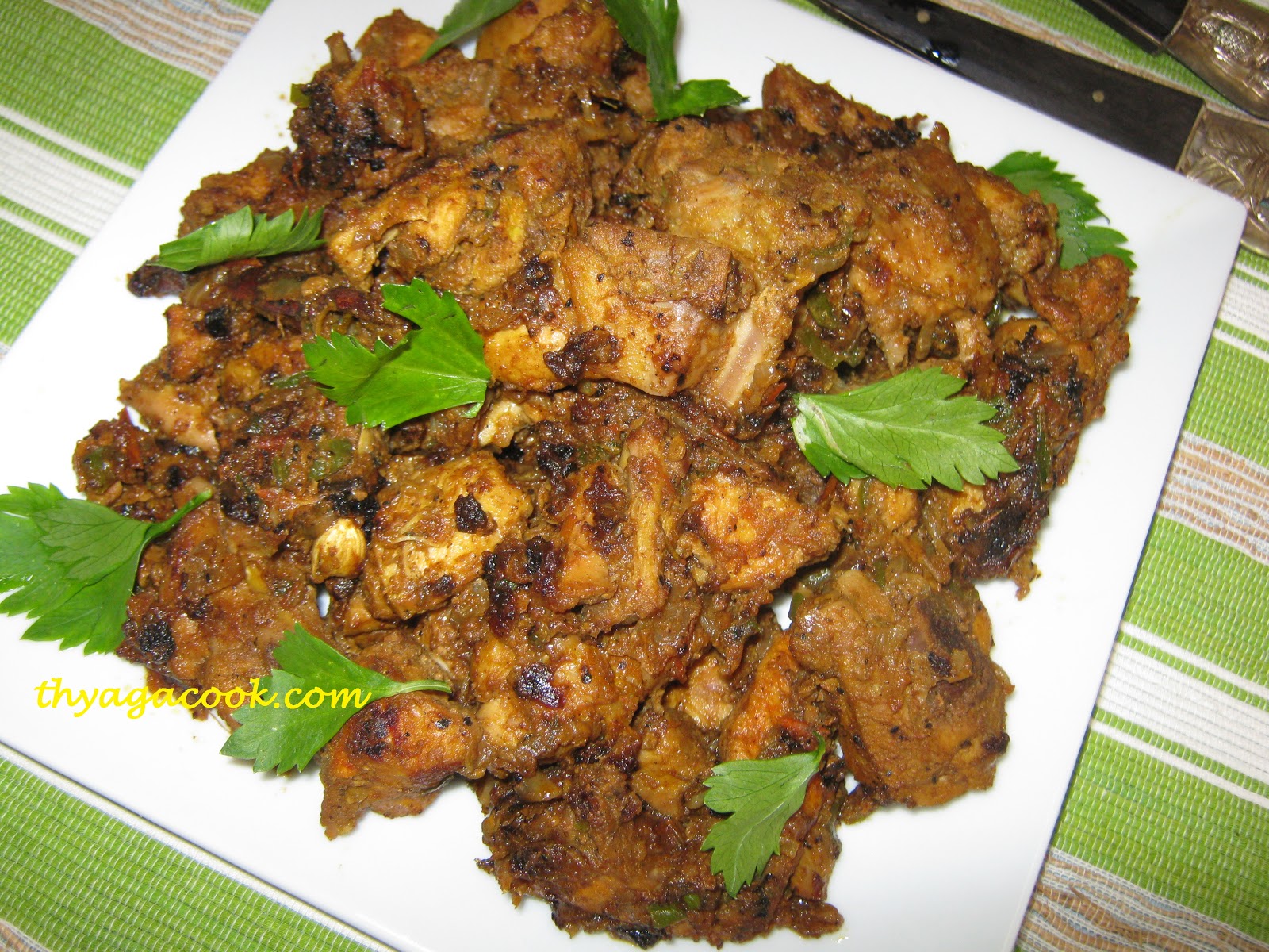 KARI LEAFS Malaysian flavour's BLACK PEPPER CHICKEN VARUVAL