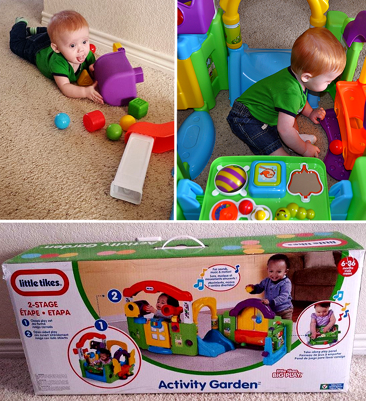 Help your child develop important motor skills- Simulate and Grow with the Little TikesActivity Garden for Ages 6 months- 3 years. #sponsored 