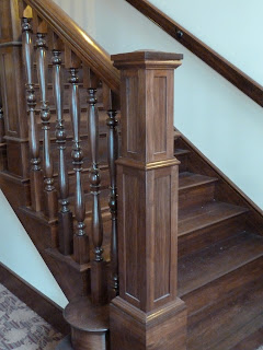 Seattle Stair & Design Straight Stair Made From Black Walnut 2