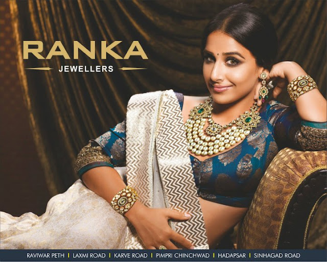 vidya balan spicy shoot for ranka jewellers print ads actress pics