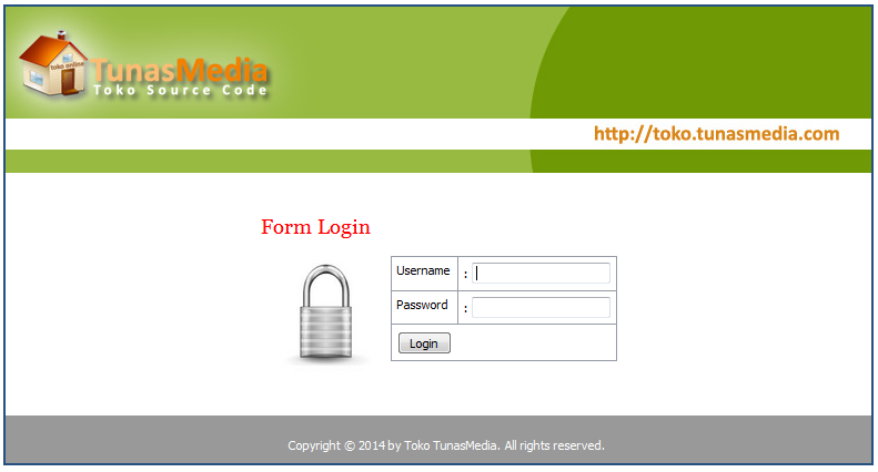 Program stok barang php editor identity
