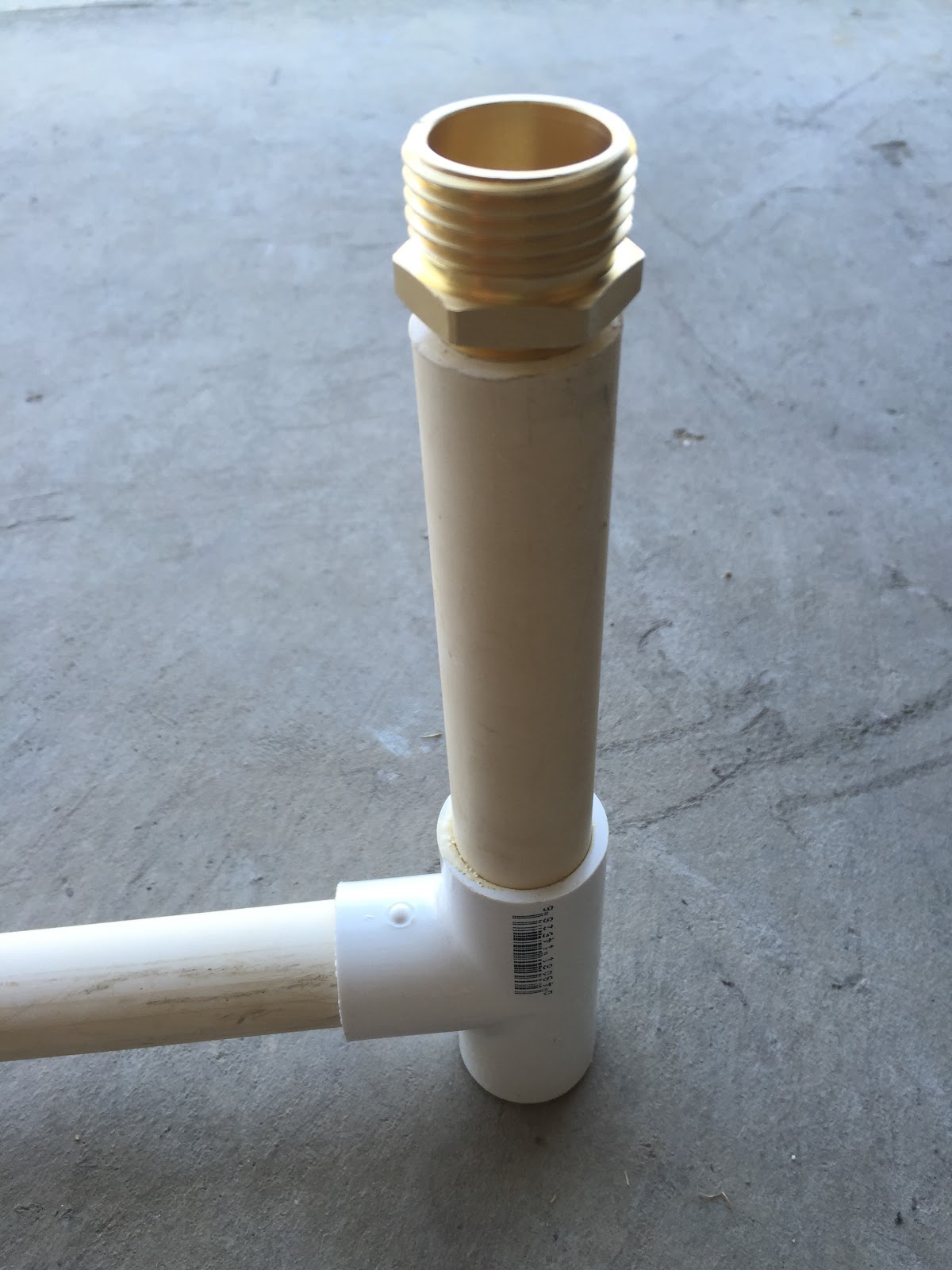 Sunshine and a Summer Breeze PVC Pipe Sprinkler 'Ridethrough'