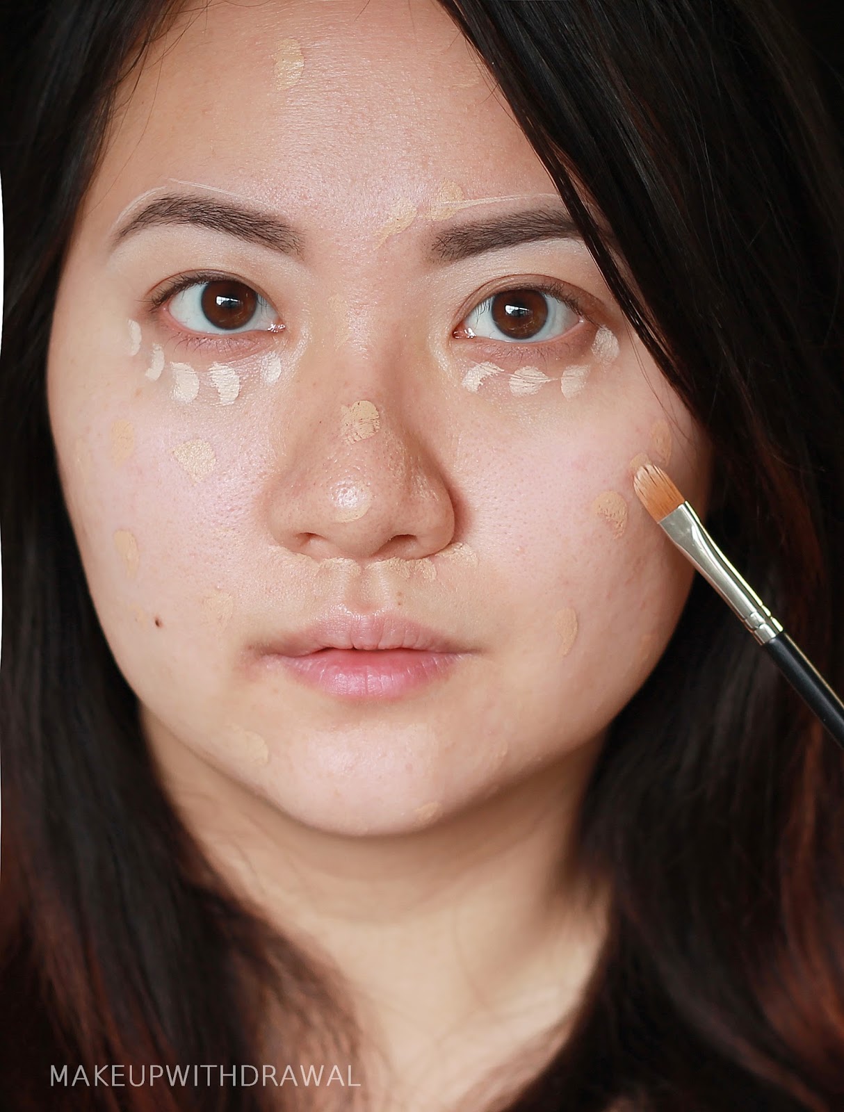 "Full Face" Base Makeup Routine Makeup Withdrawal