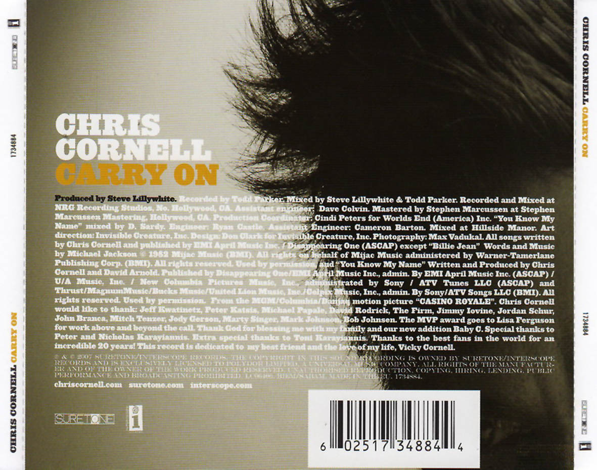 If the blog refuse to FLAC... Chris Cornell Carry On 2008 FLAC