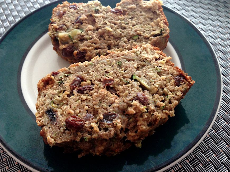 The Pursuit of Happiness Healthy Zucchini Raisin Bread