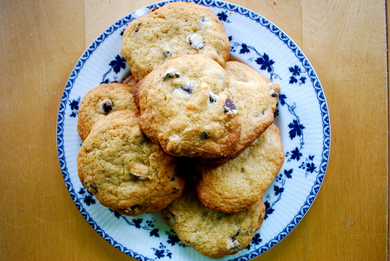 my madeleine Flat and Chewy Chocolate Chip Cookies