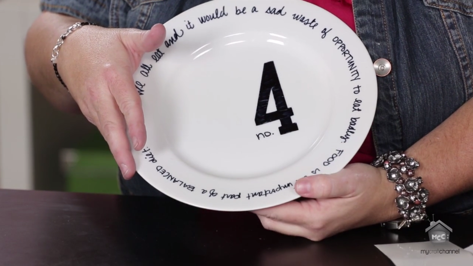 Allred Design Blog Inspired by Pinterest Writing on Dishes with Sharpies