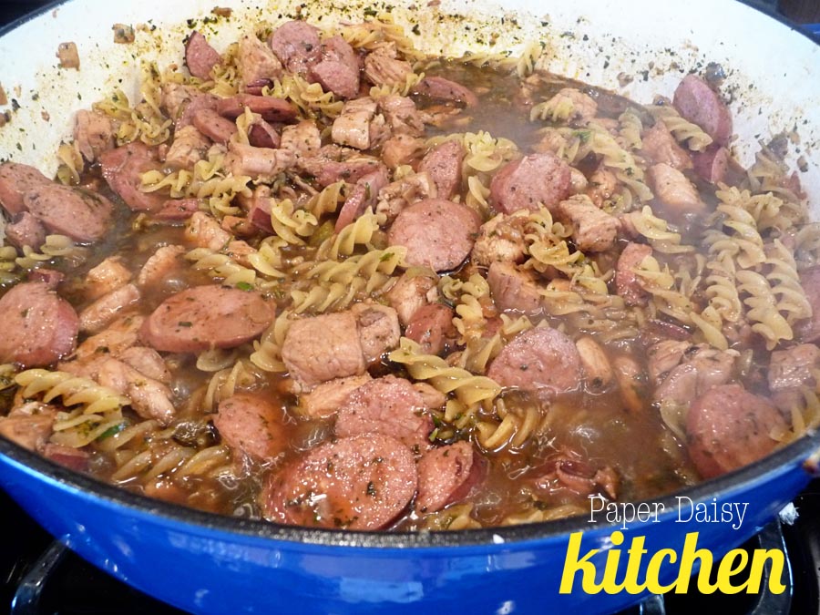 PaperDaisyKitchen Pastalaya, with gluten free options