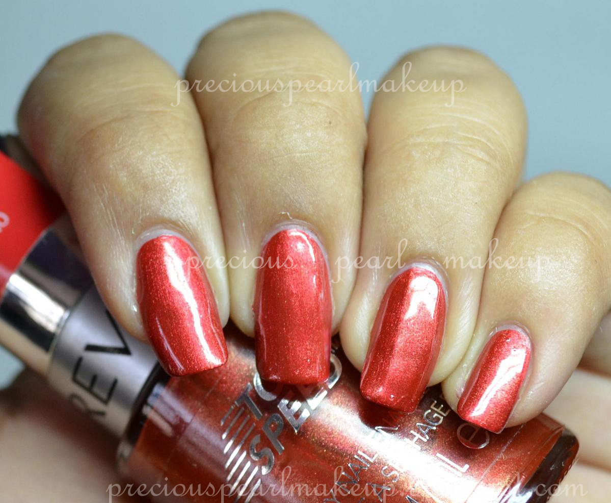 Revlon Top Speed Fast Dry Nail Enamel Ignite preciouspearlmakeup