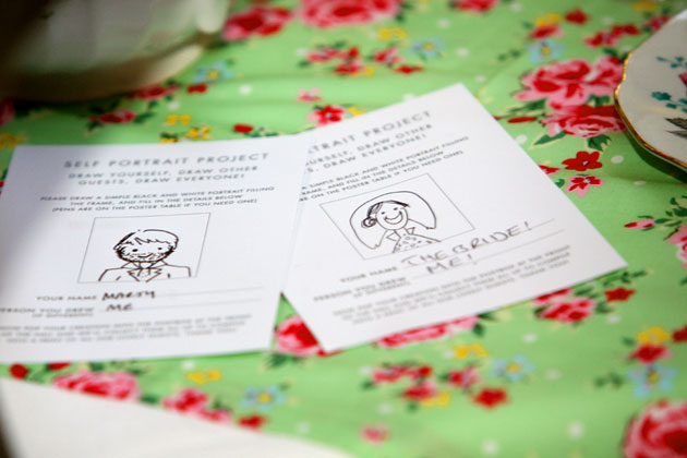 Wedding favour idea - Self Portrait Project, designed by Theme-Works Weddings Wedding favour idea - Self Portrait Project, designed by Theme-Works Weddings