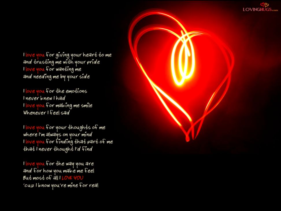 Poem Wallpapers I Love You for Poem Wallpapers I Love You for