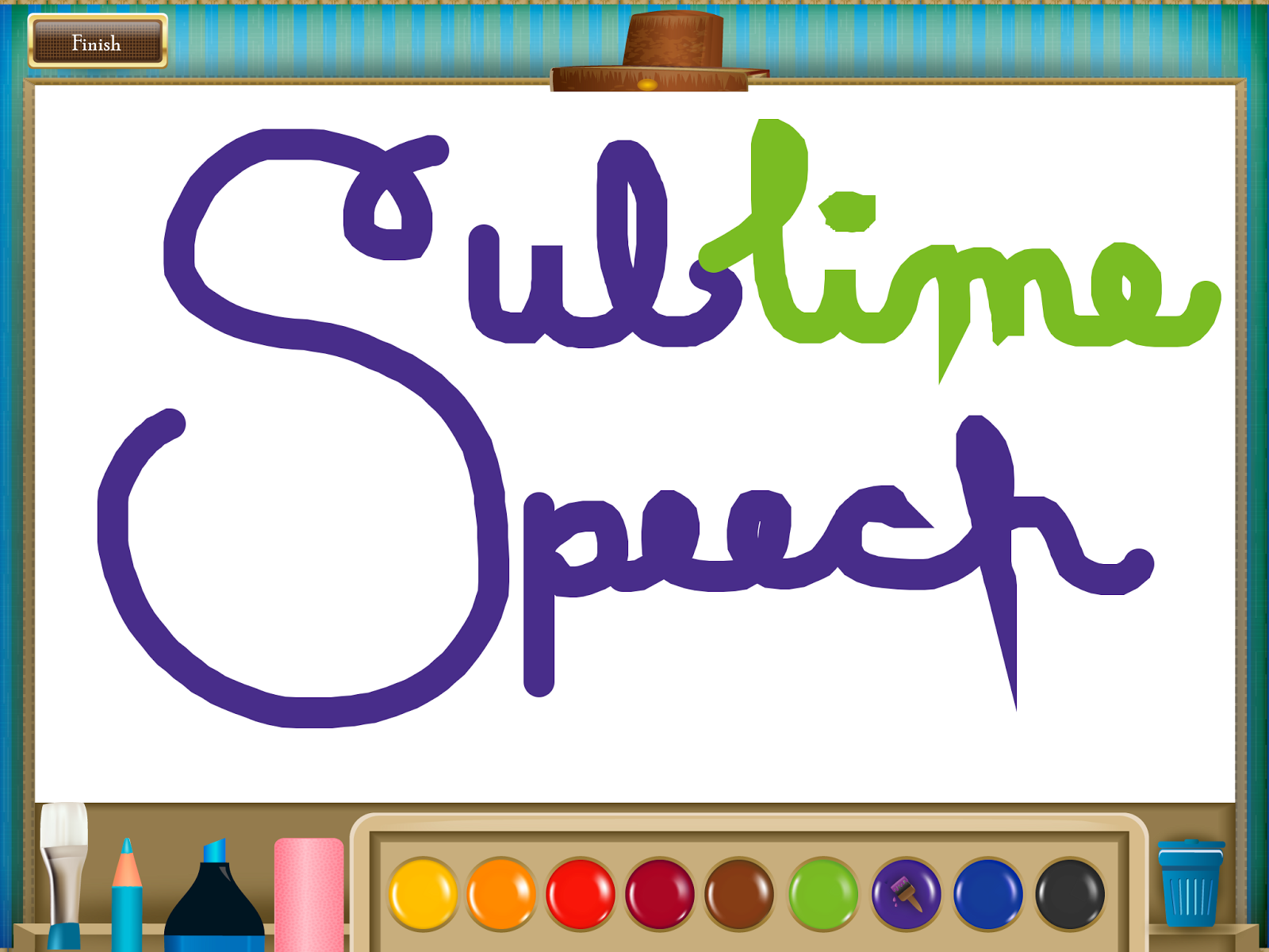 Sublime Speech Describe with Art App Review and Giveaway