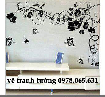 vẽ tranh tường phòng khách vẽ tranh tường phòng ngủ
