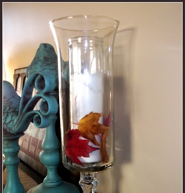 Loving Life DIY Dollar Store Autumn Candle Holders