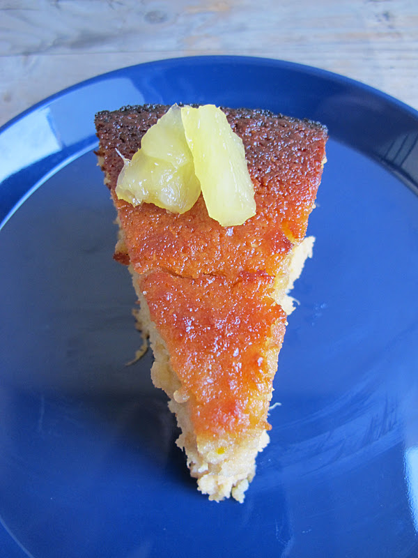 Morsels and Musings caramelised pineapple & coconut cake