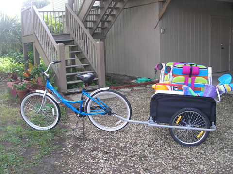 bike beach cart