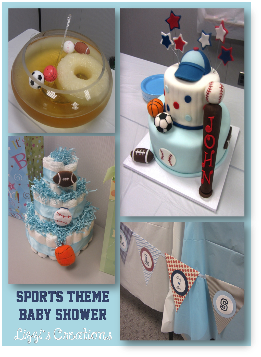 Sports Theme Baby Showertv Show Lewis Sports Theme Baby Shower