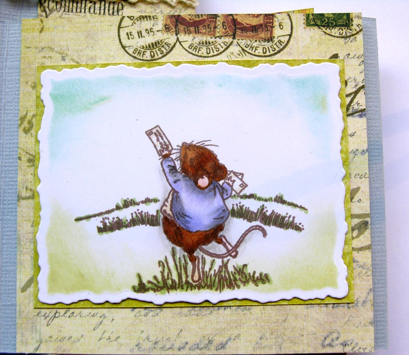 Elegantly Crafted Woodland Scene (Hobby Art Ltd stamp set)