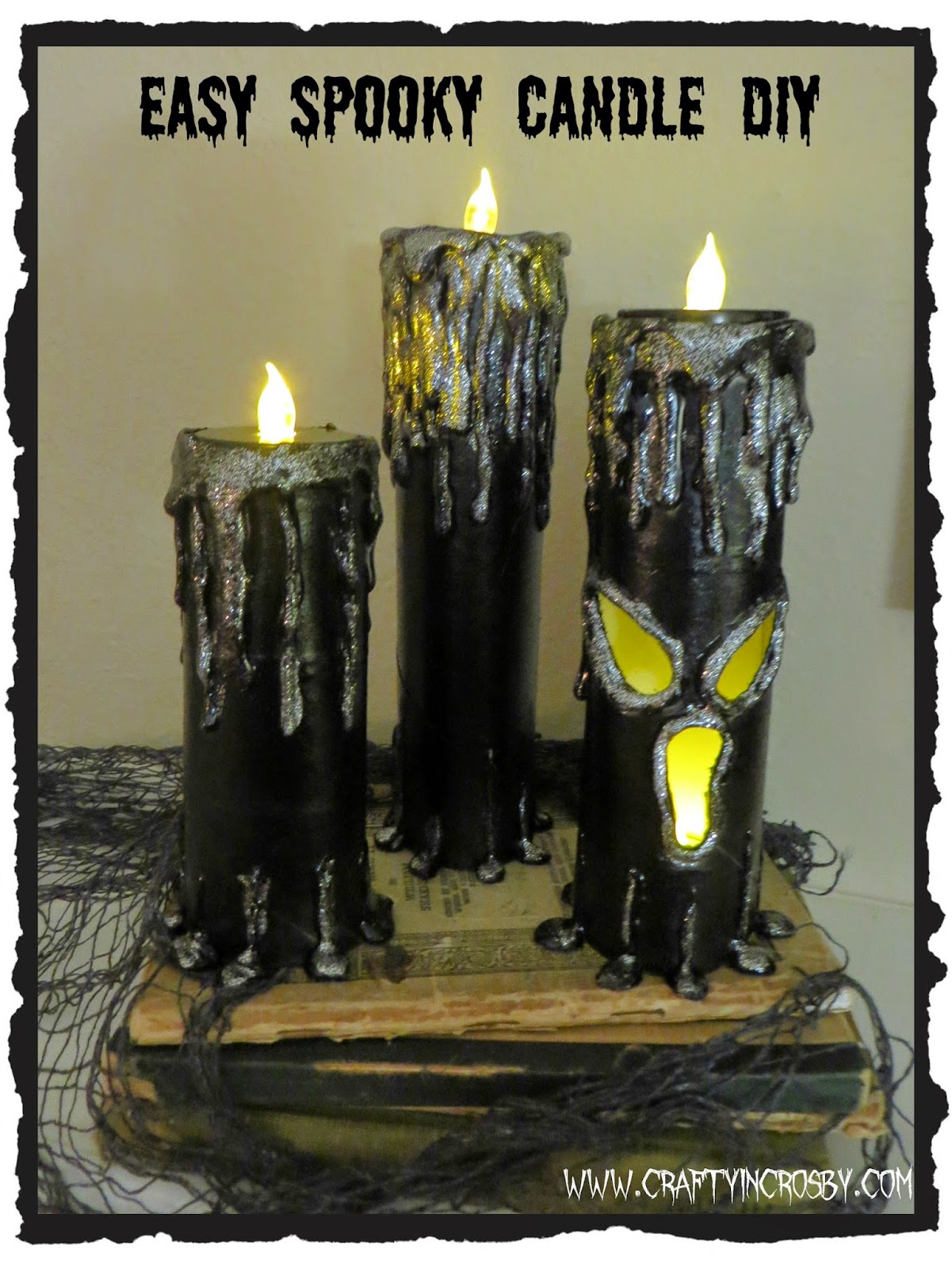 Halloween Candles, Spooky Candles, Tea Light Halloween Candles, Dollar Tree