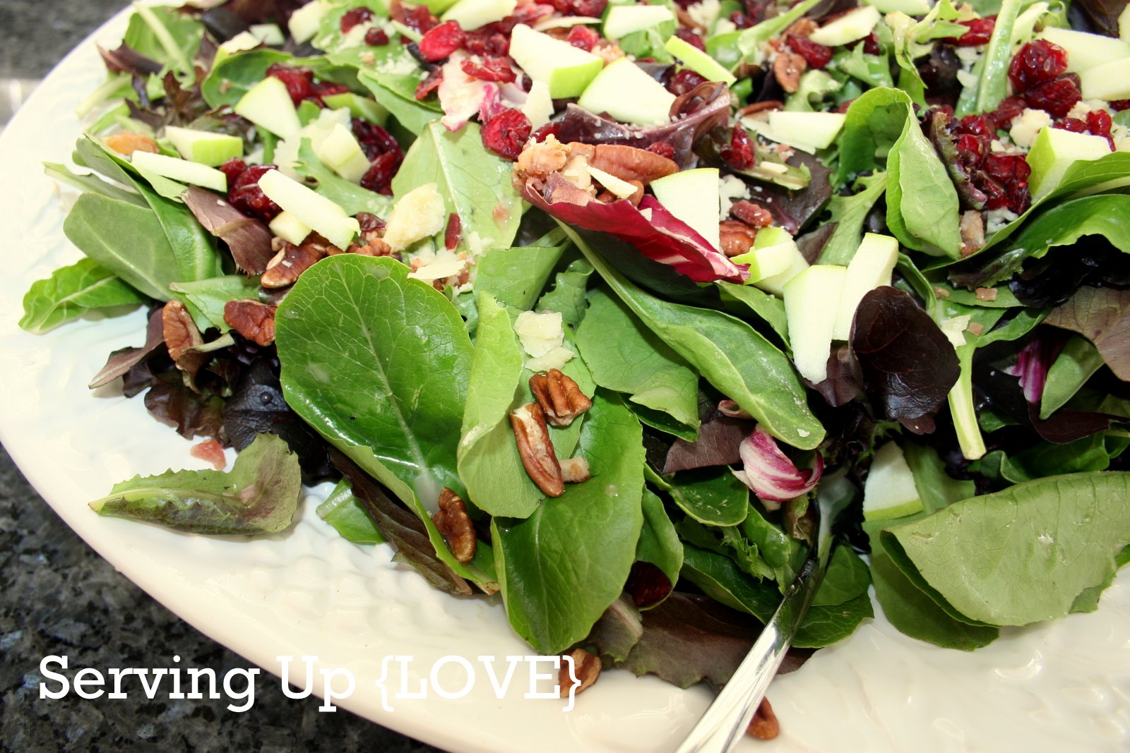 Katherine's Kitchen Serving Up {Salad} Honey Red Wine Vinaigrette