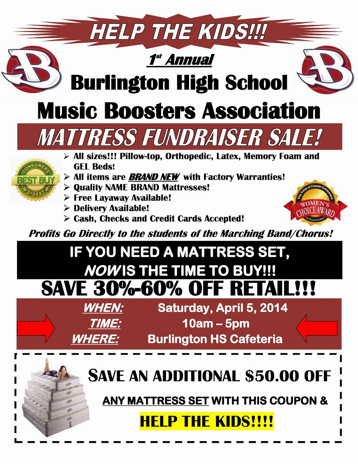 ... School Principal's Blog: BHS Music Boosters Association Fundraiser