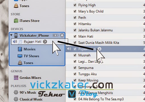 Cara Memasukkan Lagu ke iPhone dengan iTunes