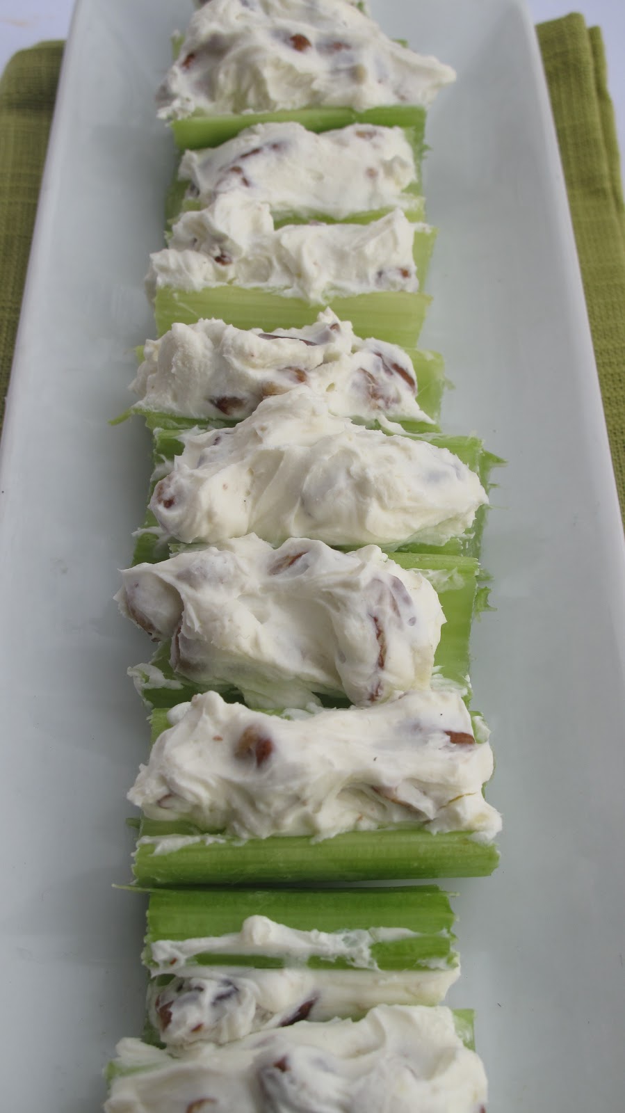 Red Couch Recipes Cream Cheese and Pecan Stuffed Celery